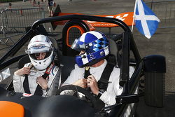 Susie Wolff und David Coulthard