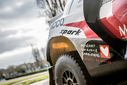 The Peugeot 2008 DKR15+ of Romain Dumas and François Borsotto
