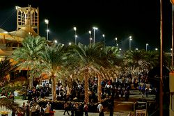 El paddock de Bahrein