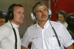 Marcel Fässler, Audi Sport Team Joest et Dieter Gass, Audi Motorsport