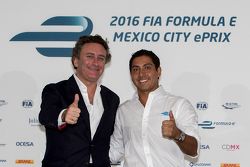 Alejandro Agag  CEO Formula E e Salvador Duran Team Aguri