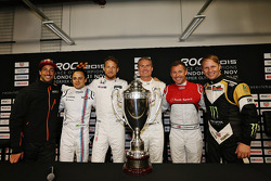 Daniel Ricciardo, Felipe Massa, Jenson Button, David Coulthard, Tom Kristensen, Petter Solberg