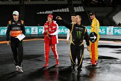 Nico Hülkenberg, Sebastian Vettel, Pascal Wehrlein, Ryan Hunter-Reay