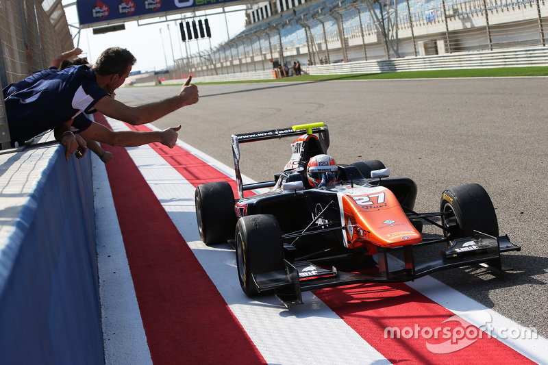 Race 2 Winner Luca Ghiotto, Trident