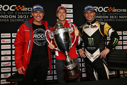 1. Sebastian Vettel, 2. Tom Kristensen, 3. Petter Solberg