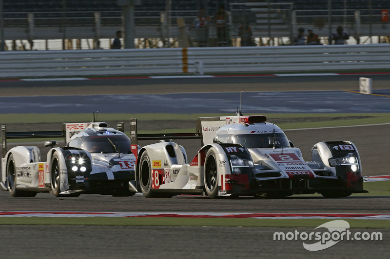 #8 Audi Sport Team Joest Audi R18 e-tron quattro: Lucas di Grassi, Loic Duval, Oliver Jarvis