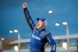 Championship victory lane: NASCAR XFINITY Series 2015 champion Chris Buescher, Roush Fenway Racing Ford celebratres