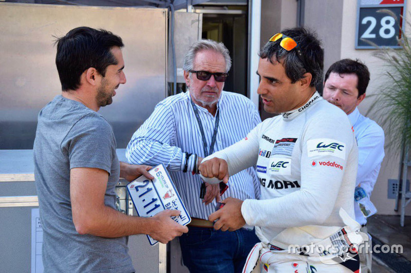 Juan Pablo Montoya mit Neel Jani, Porsche Team