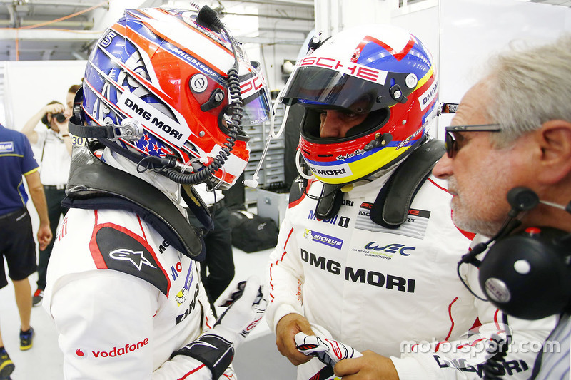 Mitch Evans y Juan Pablo Montoya, Porsche Team