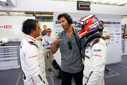 Mitch Evans, Mark Webber and Juan Pablo Montoya, Porsche Team