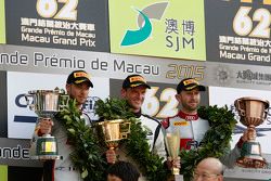 Podium: winner Maro Engel, Mercedes AMG Driving Academy, second place Edoardo Mortara, Audi Sport Team Phoenix, third place René Rast, Audi Sport Team WRT