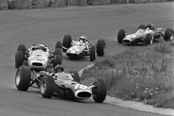 Graham Hill, Richie Ginther, Jim Clark, Dan Gurney