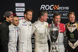 Daniel Ricciardo, Felipe Massa, Jenson Button, David Coulthard, Tom Kristensen, Petter Solberg