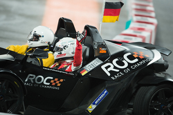 Le vainqueur Sebastian Vettel