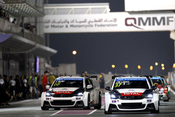 José María López, Citroën C-Elysée WTCC, Citroën World Touring Car team y Yvan Muller, Citroën C-Ely