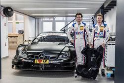 Sebastian Asch, dan Luca Ludwig, Mercedes-AMG C 63 DTM seat fitting