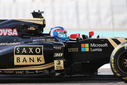 Jolyon Palmer, pilote d'essais et de réserve Lotus F1 E23