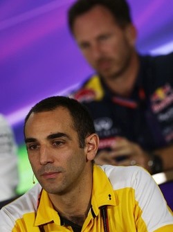 Cyril Abiteboul, Renault Sport F1, in der FIA-Pressekonferenz