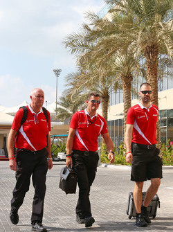 John Booth, jefe de equipo Manor Marussia F1 Team con Graeme Lowdon, Manor Marussia F1 Team Director