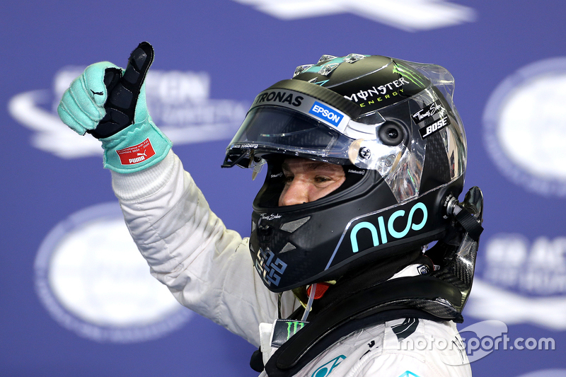 Polesitter Nico Rosberg, Mercedes AMG F1 Team