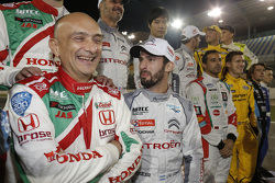 Gabriele Tarquini, Honda Civic WTCC, Honda Racing Team JAS, Jose Maria Lopez, Citroën C-Elysée WTCC, Citroën World Touring Car team