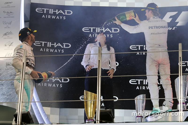 Podium: 1. Nico Rosberg, Mercedes AMG F1 Team; 2. Lewis Hamilton, Mercedes AMG F1 Team; 3. Kimi Räik