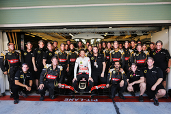 Ромен Грожан, Lotus F1 E23 на командном фото