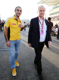 Cyril Abiteboul, Renault Sport F1 Managing Director met Jerome Stoll, Renault Sport F1 President op