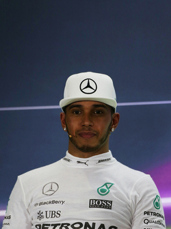 Lewis Hamilton, Mercedes AMG F1 in the FIA Press Conference