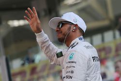 Lewis Hamilton, Mercedes AMG F1 lors de la parade des pilotes