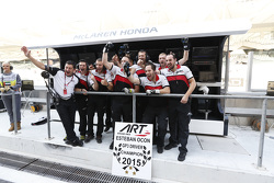 ART Grand prix fête le titre d'Esteban Ocon, ART Grand Prix