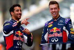 Daniel Ricciardo und Daniil Kyvat, Red Bull Racing