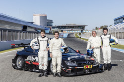 Sebastian Asch, Luca Ludwig, Klaus Ludwig und Roland Asch, Mercedes-AMG DTM Team