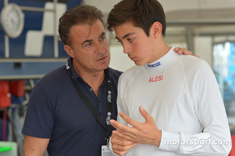 Jean Alesi e suo figlio Giuliano Alesi