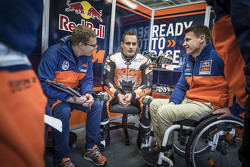 Sebastian Risse, Alex Hofmann et Pit Beirer, Directeur de la Compétition chez KTM