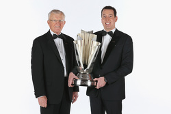 Joe Gibbs and 2015 NASCAR Sprint Cup Champion Kyle Busch