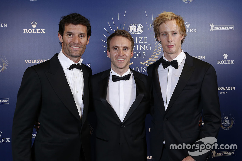 Mark Webber, Timo Bernhard e Brendon Hartley