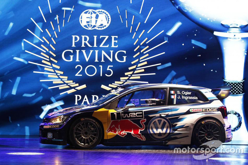 The title-winning #1 Volkswagen Polo WRC.