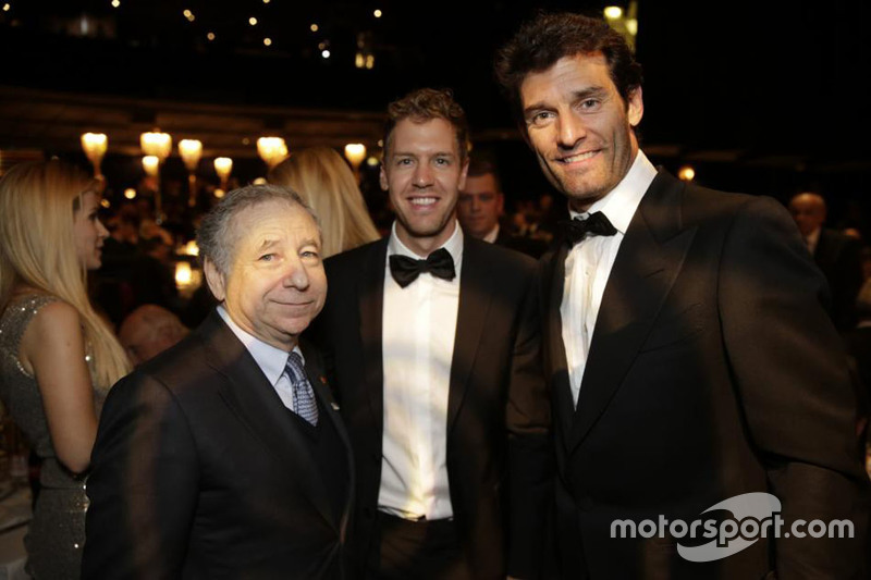 Jean Todt, Sebastian Vettel e Mark Webber