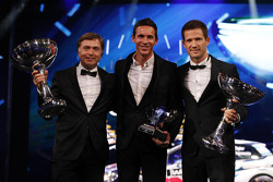Себастьєн Ожьє з Жюльєн Інграссія, Volkswagen Motorsport та Йост Капіто, head of Volkswagen Motorspo