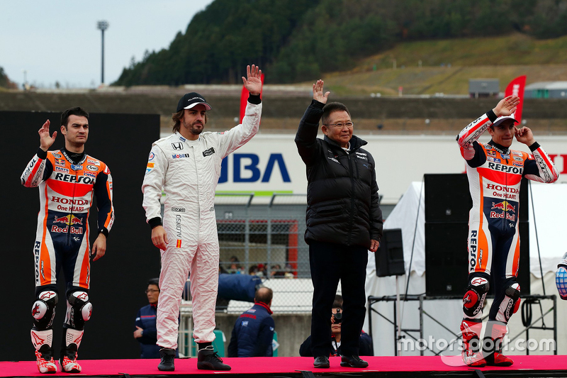 Dani Pedrosa, Fernando Alonso, Marc Marquez