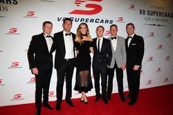 Mark Winterbottom, Prodrive Racing Australia, Ford; Fabian Coulthard, Brad Jones Racing, Holden; Craig Lowndes, Triple Eight Race Engineering, Holden; David Reynolds, Rod Nash Racing, Ford; James Courtney, Holden Racing Team, und Delta Goodrem