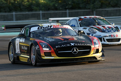 #1 Black Falcon Mercedes SLS AMG: Jeroen Bleekemolen, Maro Engel, Khaled Al Qubaisi