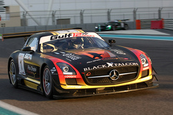 #1 Black Falcon Mercedes SLS AMG: Jeroen Bleekemolen, Maro Engel, Khaled Al Qubaisi