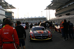 #1 Black Falcon Mercedes SLS AMG: Jeroen Bleekemolen, Maro Engel, Khaled Al Qubaisi