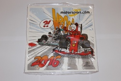 Le calendrier 2016 Cirebox Motorsport.com sous son film plastique