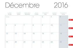 Une grille calendaire du Calendrier 2016 Cirebox Motorsport.com