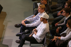 Lewis Hamilton, Mercedes AMG F1 and Mika Häkkinen