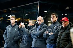 Ola Kaellenius, Dr. Thomas Weber, Dr. Dieter Zetsche, Toto Wolff, Niki Lauda