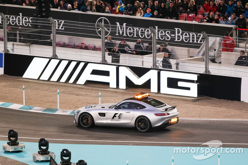 Bernd Maylander no safety car da Fórmula 1
